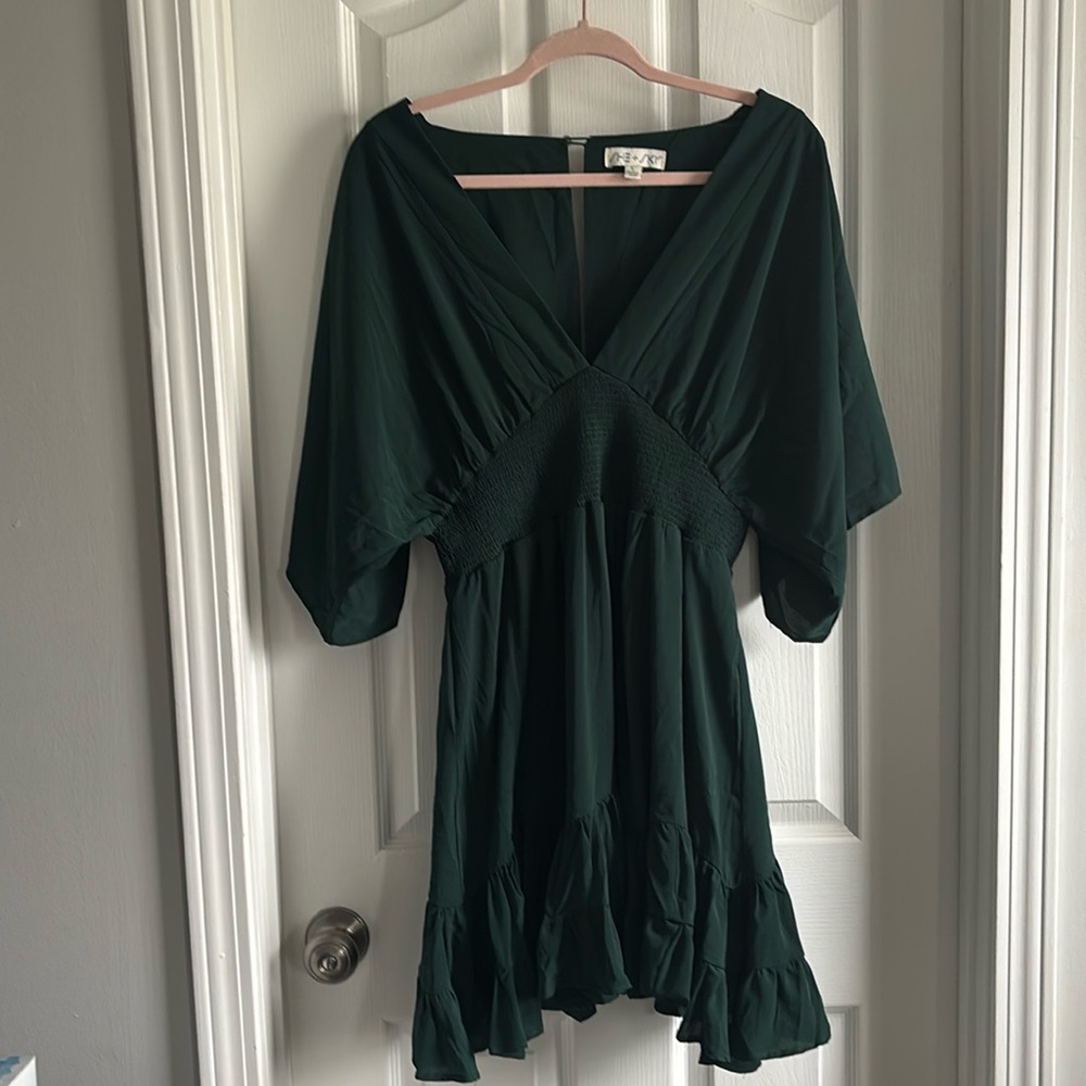 Boutique Large Forest Green Dress